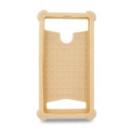 Univerzalna maskica, silikonska, 5,0"-5,5", zlatna 